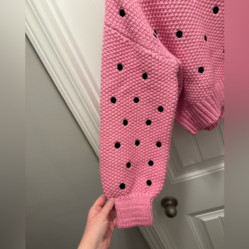 Sugarlips Pink Cropped Sweater - Picture 7 of 14